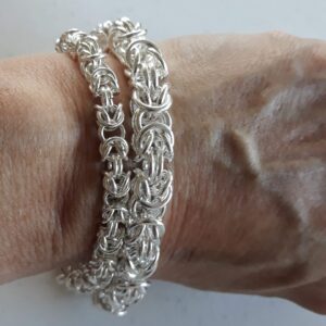 byzantine chain link bracelet